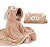 Ultra Soft Hooded Towel Highly Absorbent Bathrobe