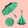 Double Layer Inverted Reversible Umbrella (Multicolor)