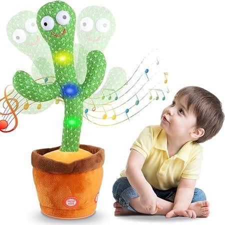 LED Musical Dancing and Mimicry Cactus Toy