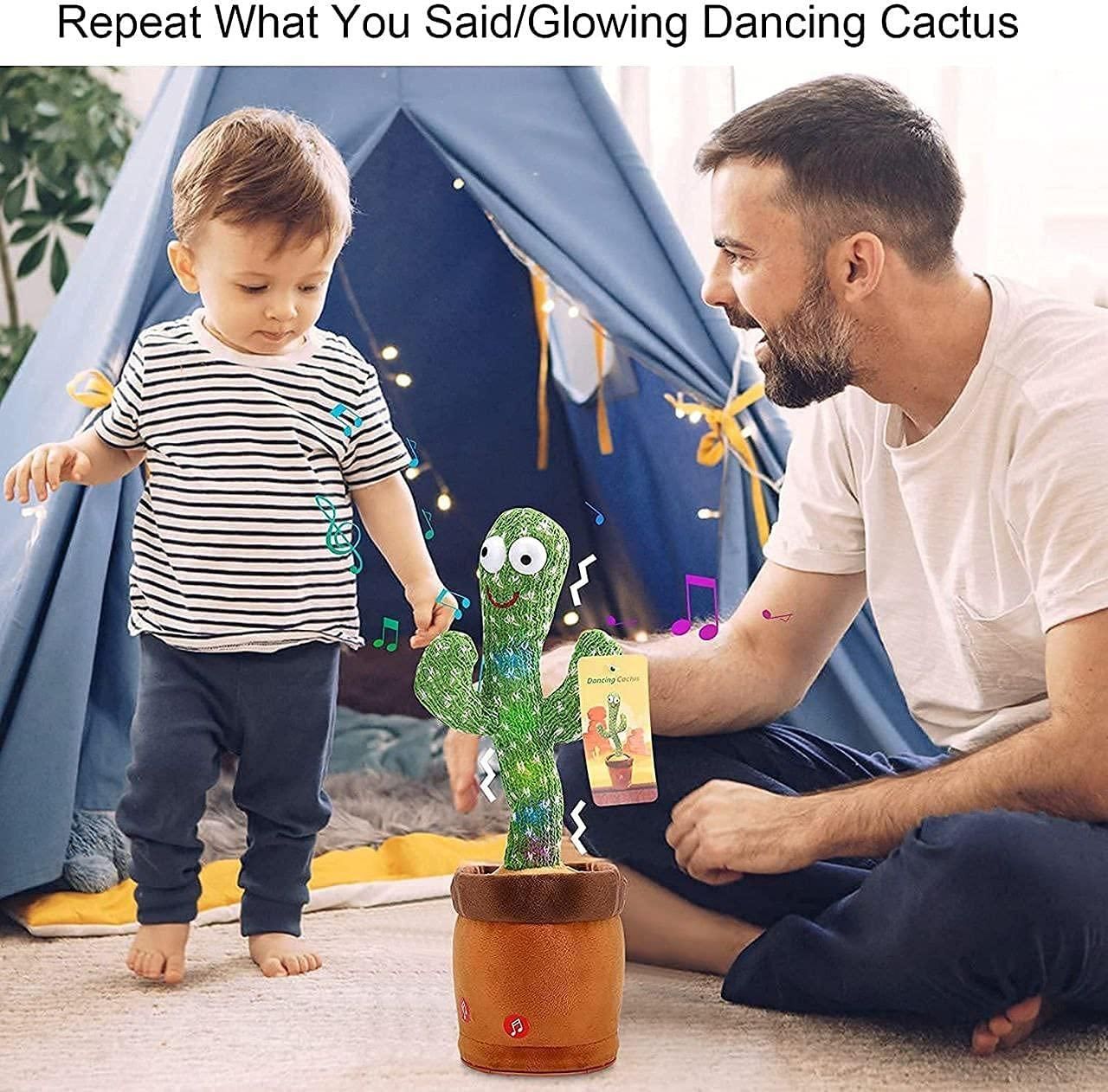 LED Musical Dancing and Mimicry Cactus Toy